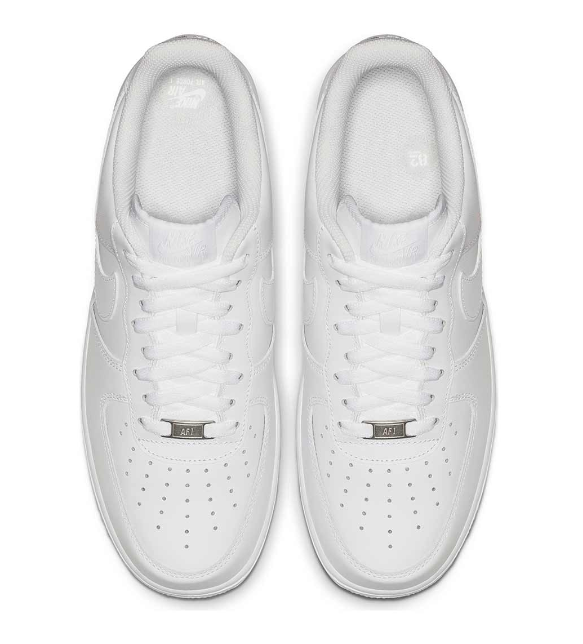 Nike Air Force 1 '07 Low "Triple White" – All-White Leather Sneaker