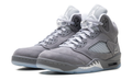 Air Jordan 5 Retro 'Wolf Grey' Sneakers - Grey / Silver