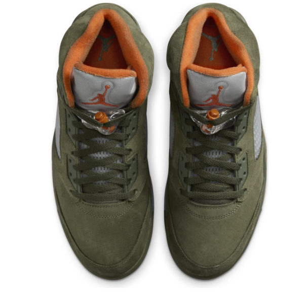 Air Jordan 5 Retro 'Olive' (2024) Sneakers - Olive / Orange