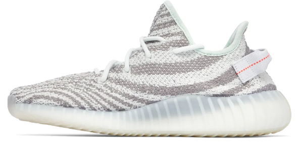 adidas Yeezy Boost 350 V2 'Blue Tint' Sneakers - White / Grey / Blue