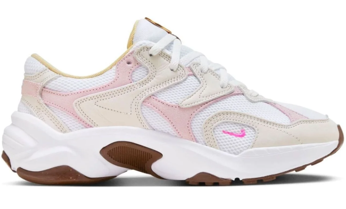 Nike AL8 Women's Sneakers - White / Pink / Brown