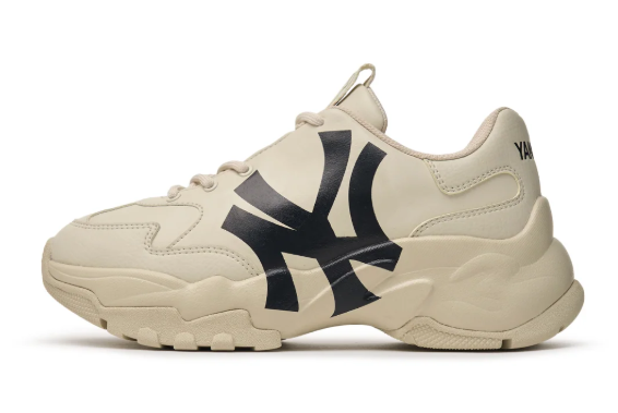 MLB Big Ball Chunky A 'NY Yankees' Sneaker – Beige